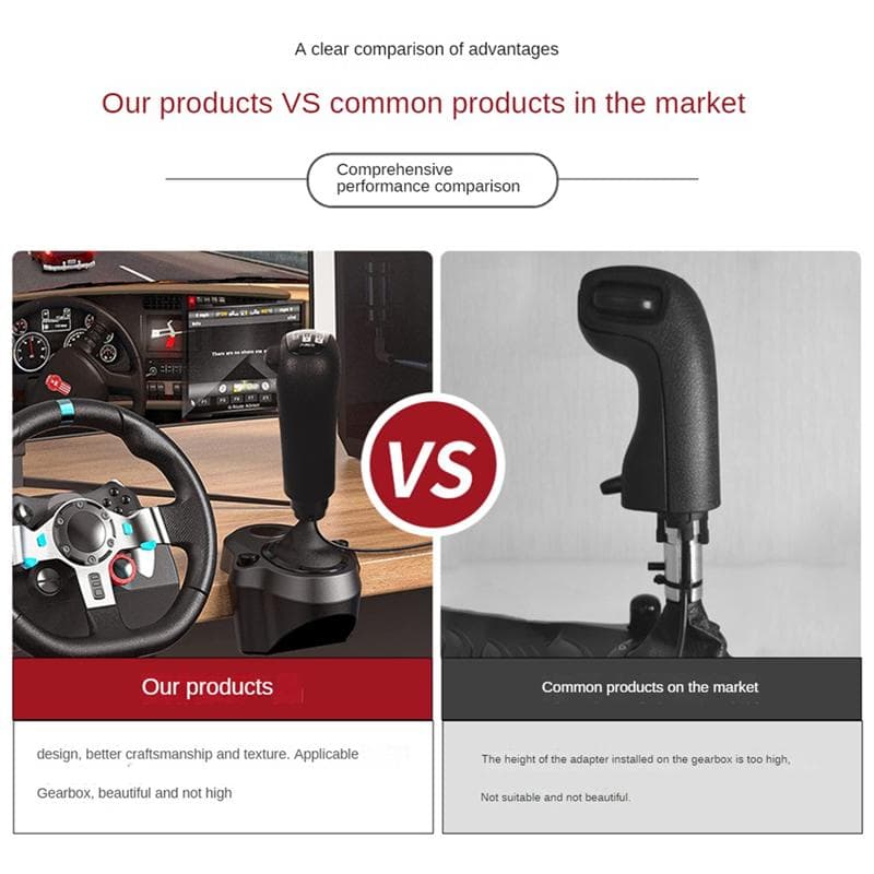 USB Shift Knob For Logitech G923 G29 G27 G25 TH8A For ETS2&ATS Scania Truck High Low Gear Simulator Shifter Simulators Parts-A99 black