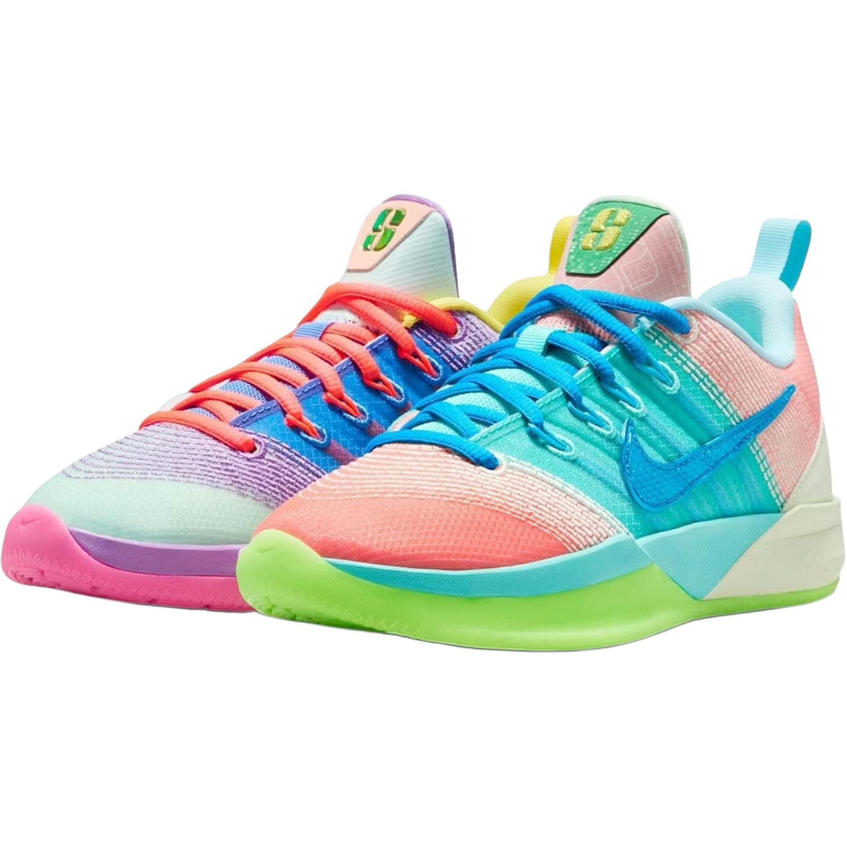 Nike Sabrina 3 GS What the Family Kids Sneakers Multi-Color Igloo Blue-Crystal IR3208-300 cm
