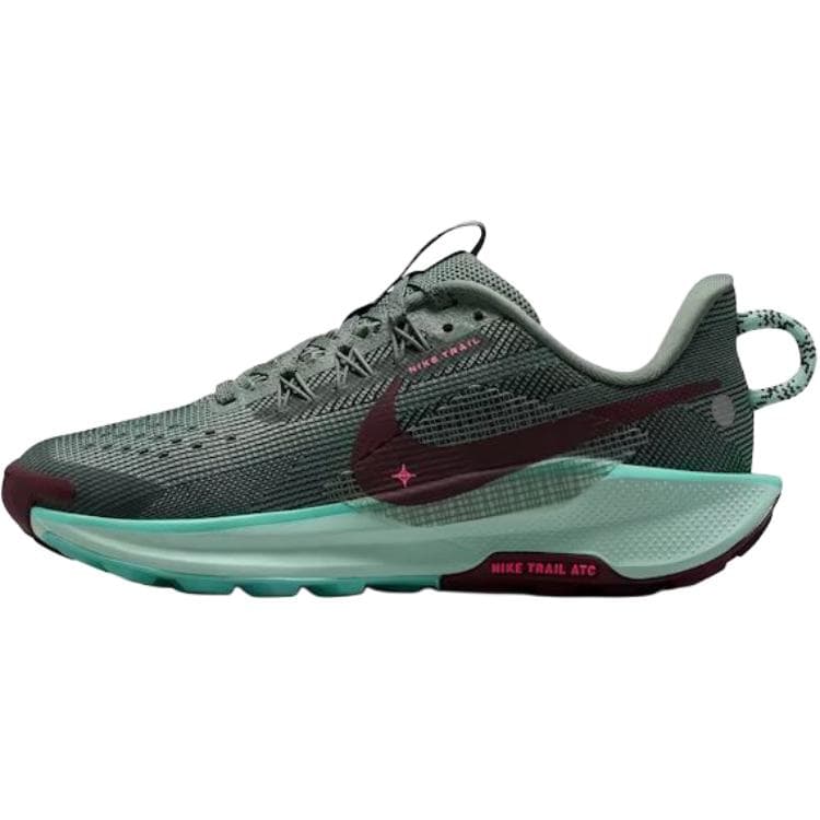 Nike Pegasus Trail 5 GS Clay Green Mint Foam Kids Sneakers Bleached-Turquoise Seaweed FV5638-301 cm
