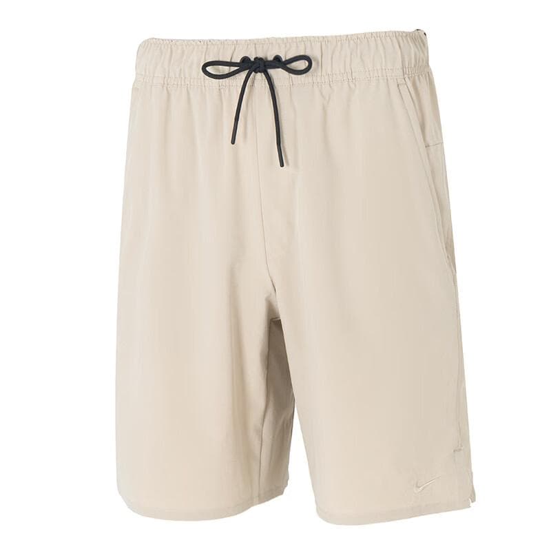 Nike Dri-Fit Unlimited Quick-Dry Breathable Solid Color Casual Shorts Men Shorts Beige DV9331251 cm