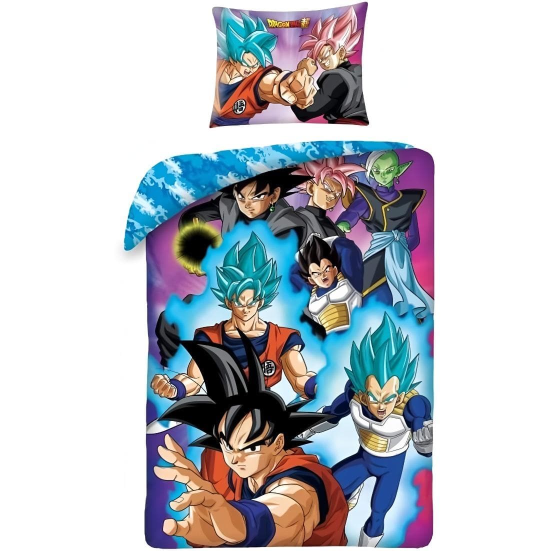 Ιαπωνία Anime Dragon BallS Κάλυμμα Παπλώματος Αντιστρεφόμενο Super Saiyan Σετ