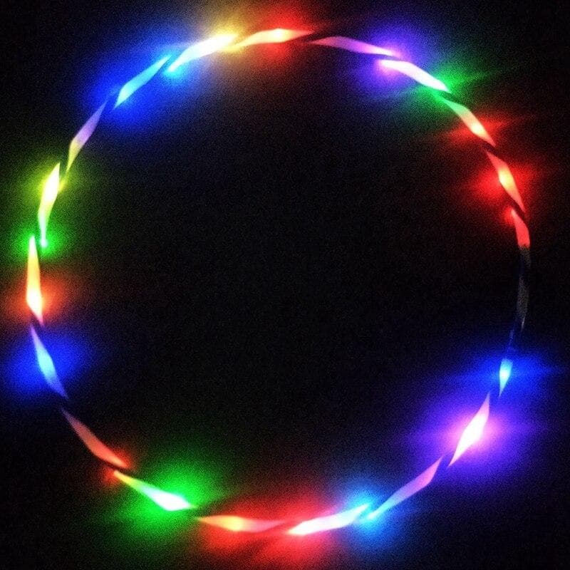 Colorful Sport Change Slot Holes 26 Lamp Beads Lights Colorful Change In Diameter 90Cm Suitable For Students Or Adults