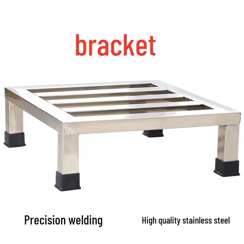Stainless Steel Multi-Purpose Rack and Elevated Base Cabinet