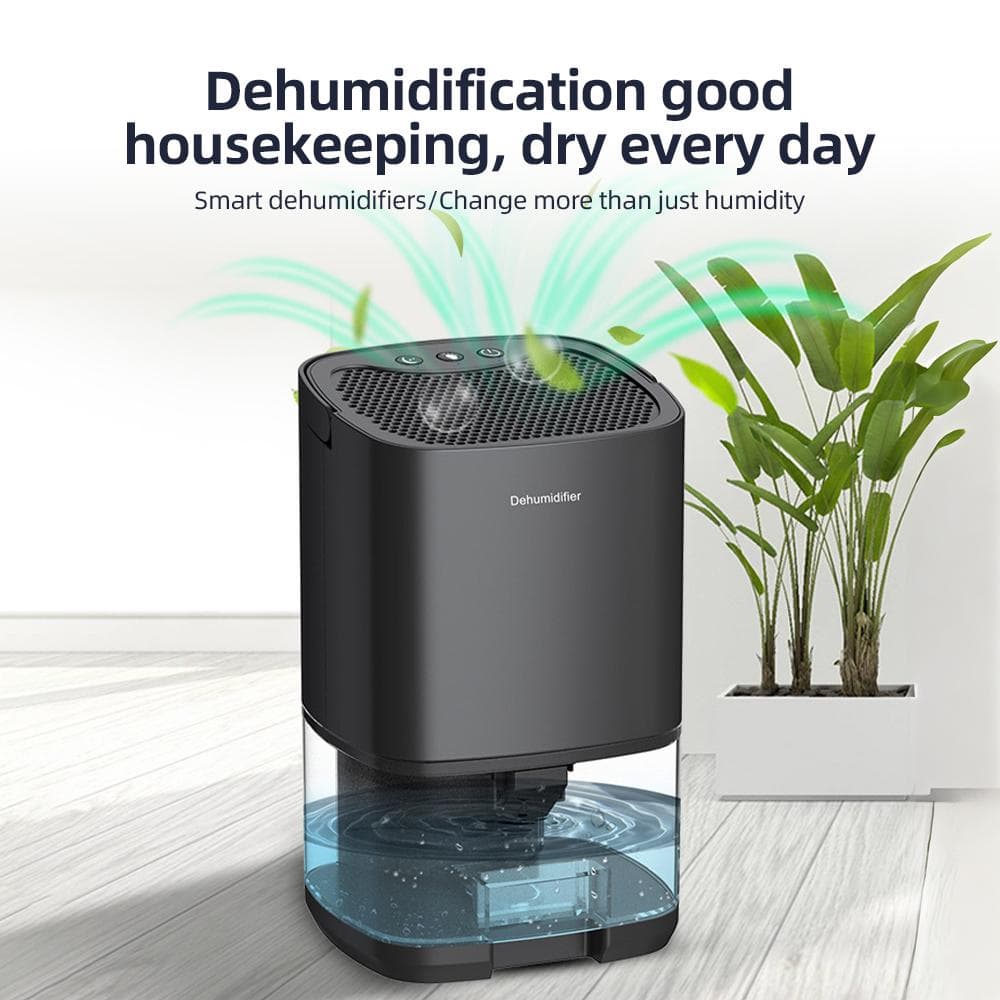Dehumidifier for Home 34 OZ Water Tank Portable Small Dehumidifiers for Bedroom Bathroom Basement white