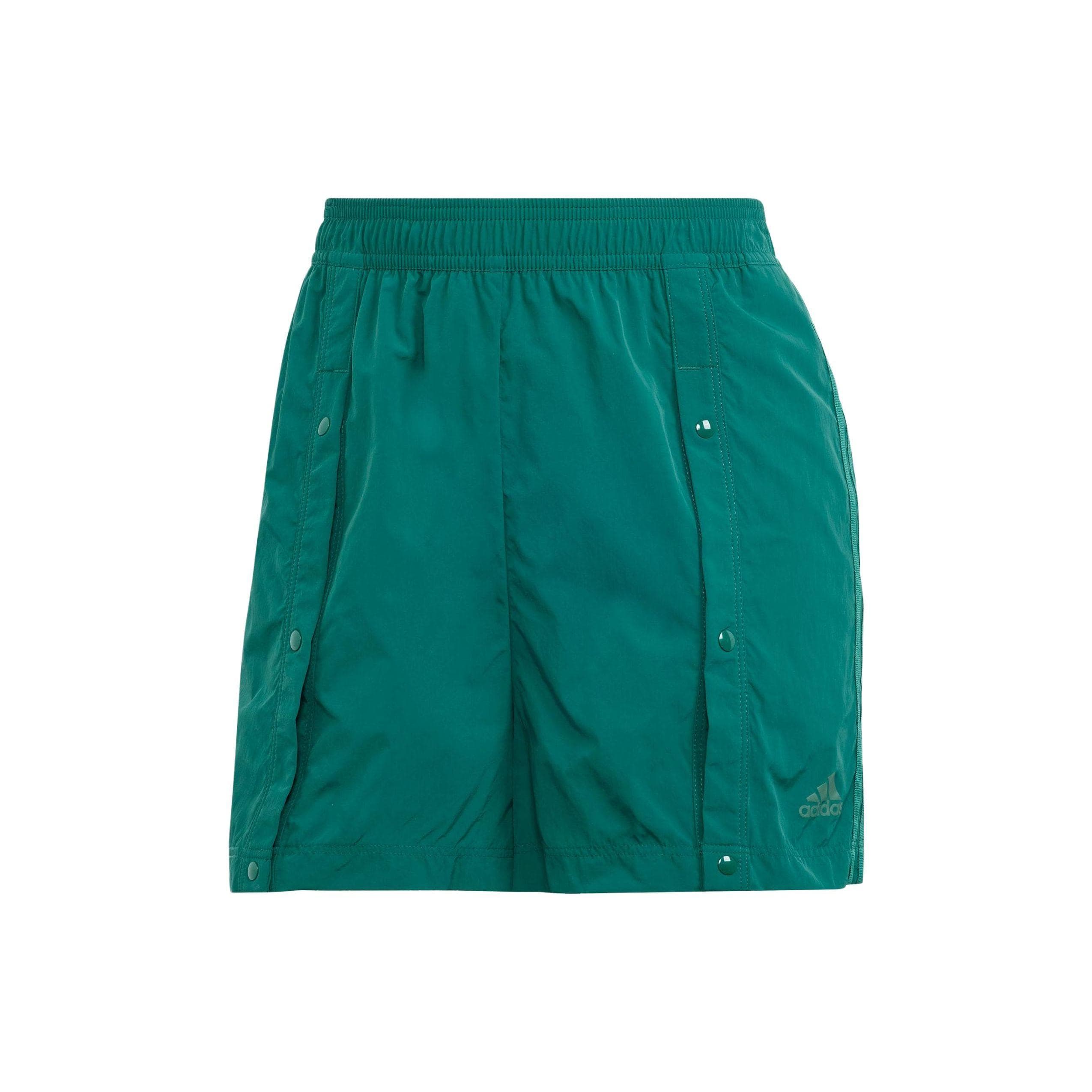 Adidas Tiro Snap-Button Shorts With Elastic Waist and World Cup Straight Cut Women Shorts Forest-Green IM5015 cm