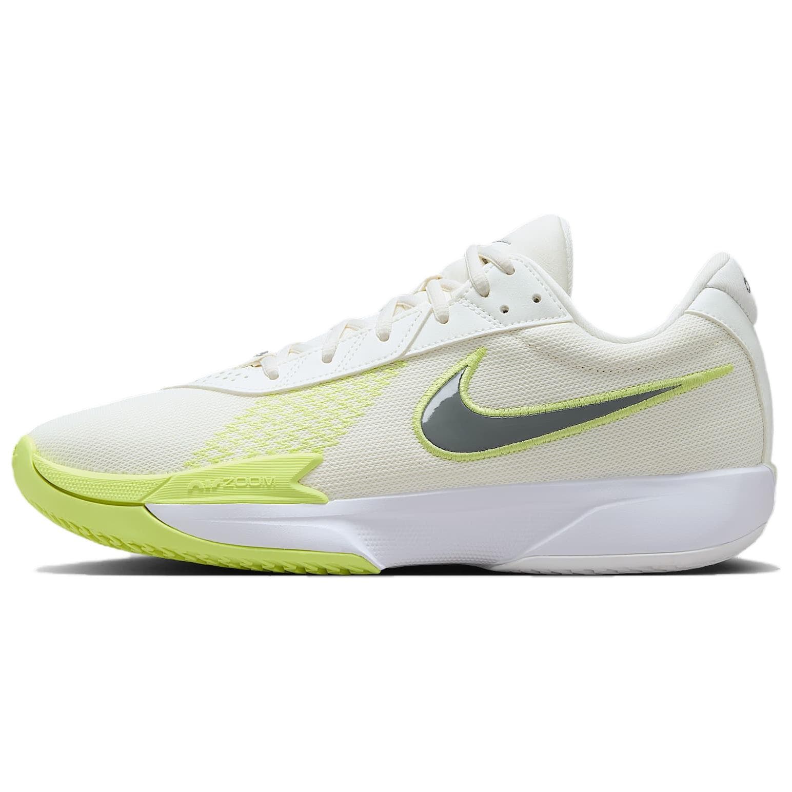 Nike Air Zoom GT Cut Academy EP Sail Light Lemon Twist Men Sneakers Cream White Smoke-Grey FB2598-106 cm