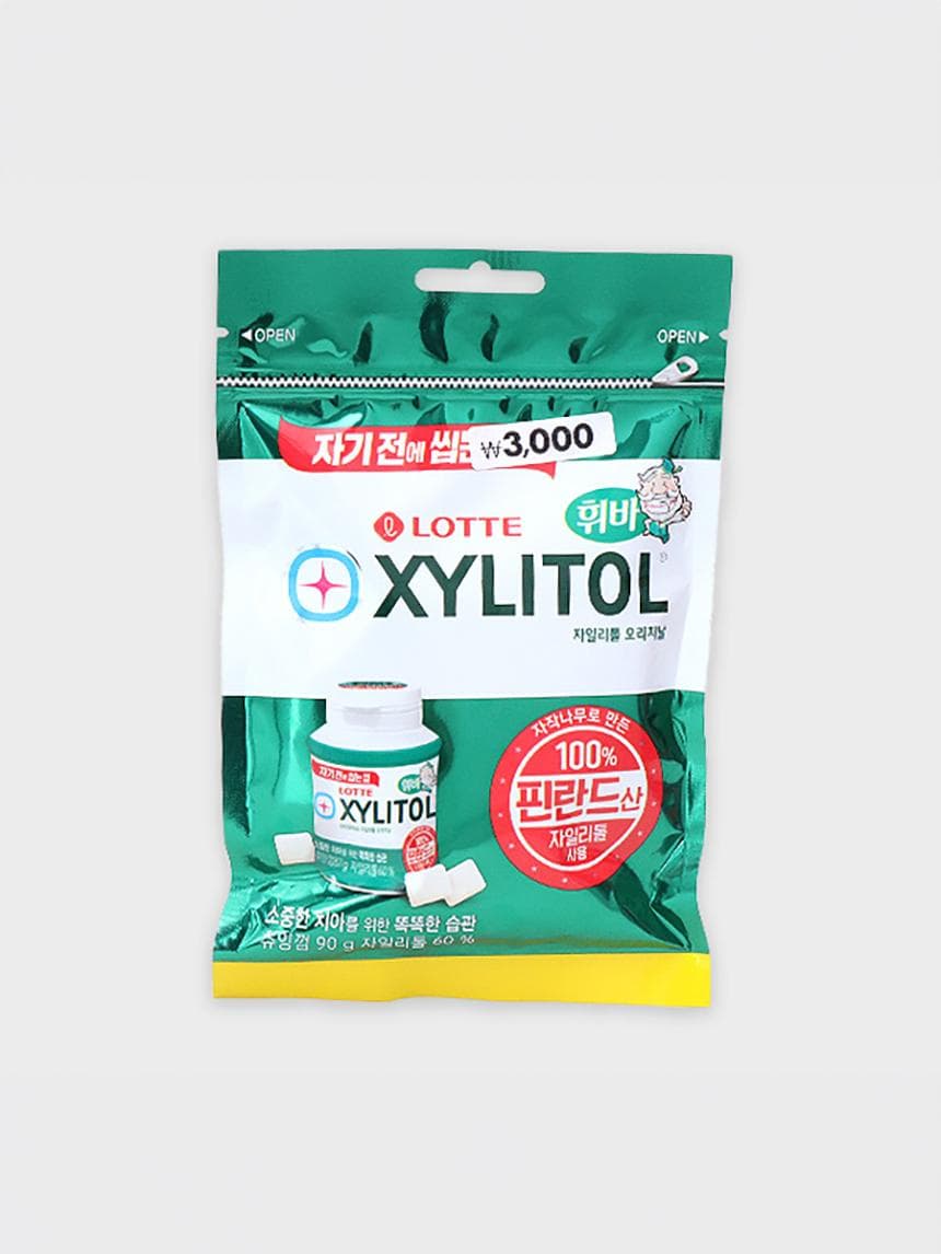 Lotte Xylitol Original Chewing Gum 90g