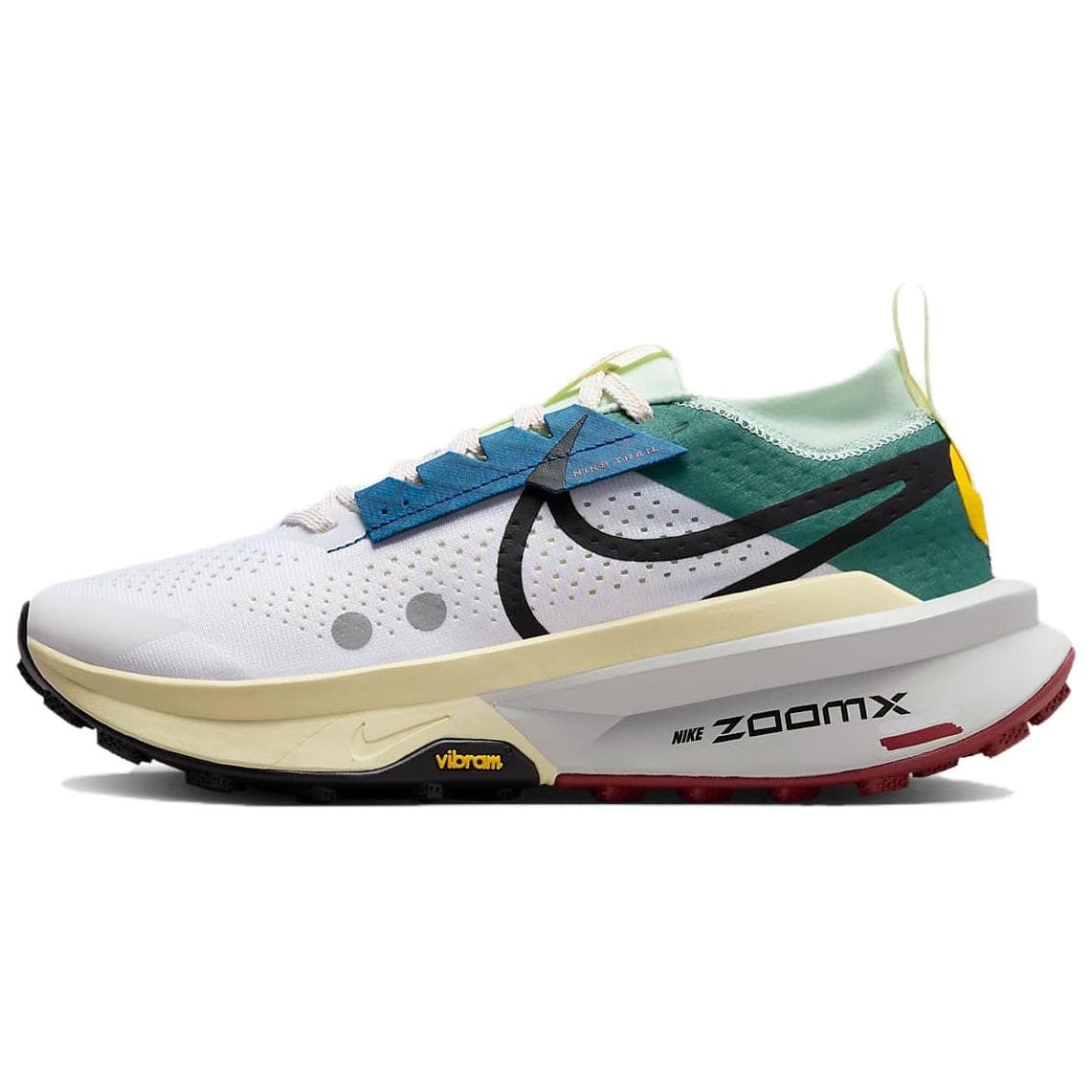 Nike ZoomX Zegama 2 White Bicoastal Court Blue Black Women's Sneakers casual FD5191-101 cm