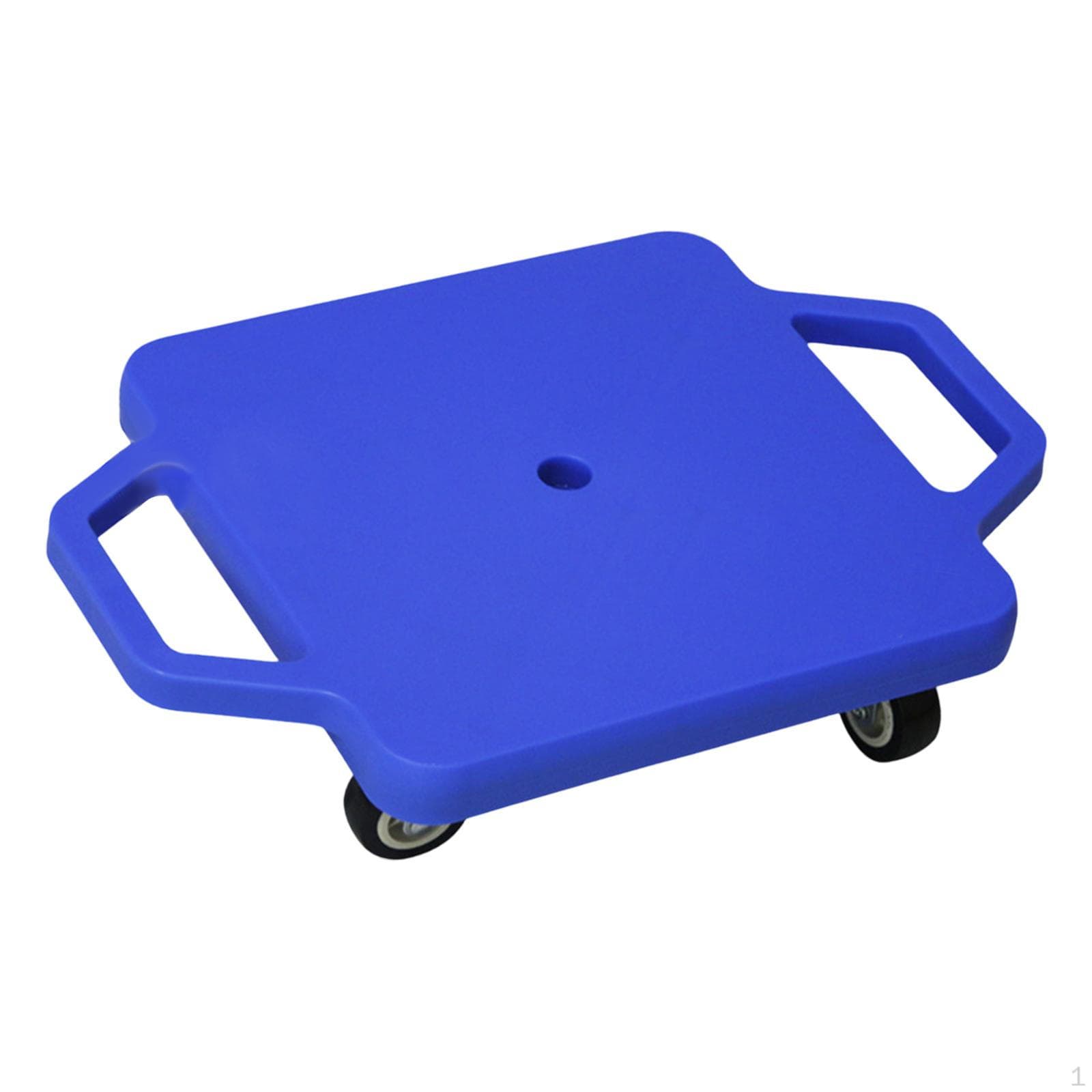 Floor with Handles for Kids Indoor Use Portable Balance Board Rollers green