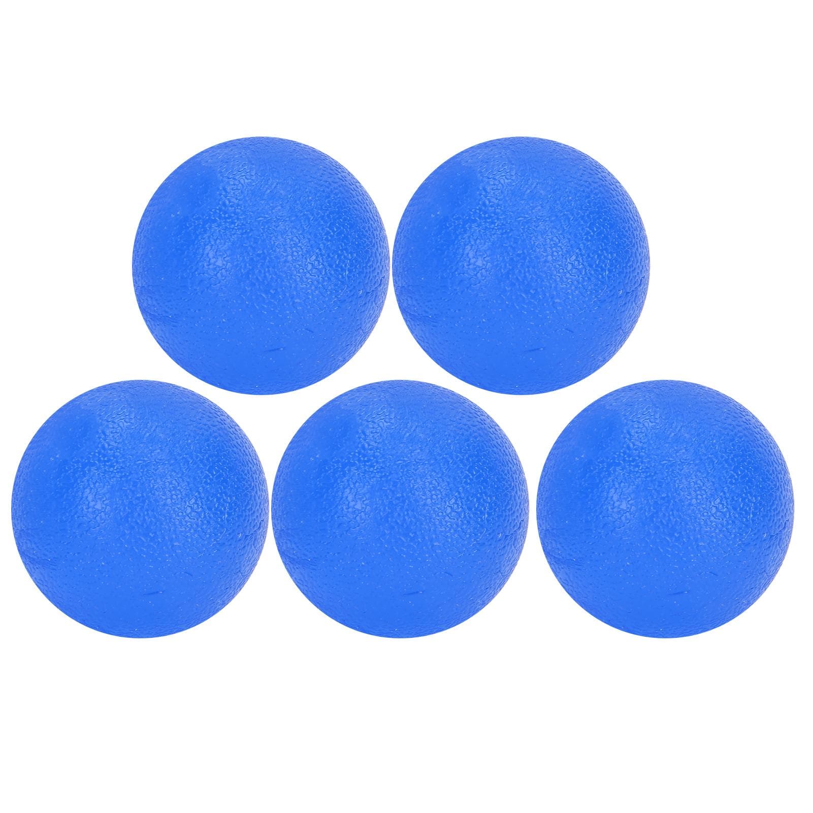 5pcs Finger Rehabilitation Grip Ball Wrist Strength Training Exercise Hand Grip BallBlue 30 Degree
