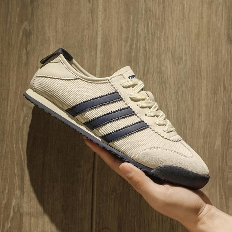 Forrest Gump Men's Retro Sport Casual White Shoes - Breathable, Soft Sole, Trendy and Hot-Selling cm white