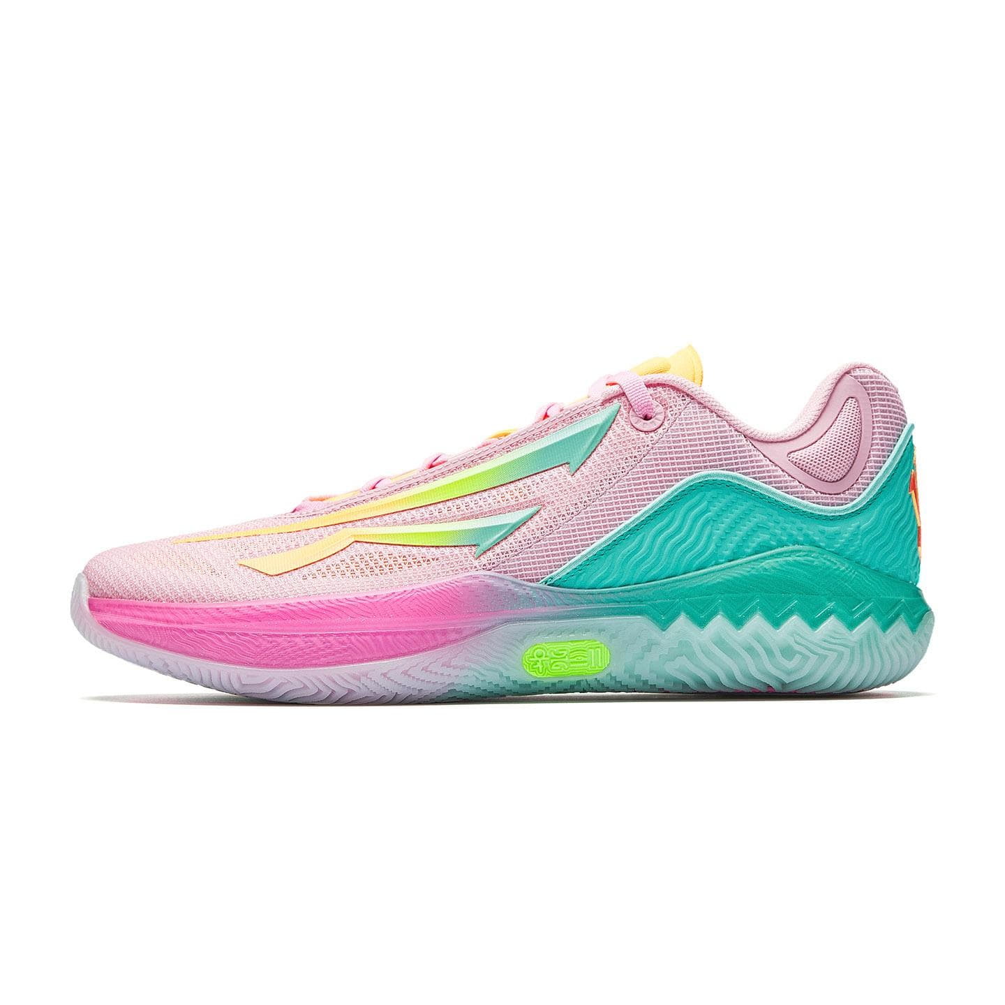 Anta Kai Speed 2 Professional Basketball Shoes Men sneaker Light-Pink Clear-Blue 912621114-1 cm