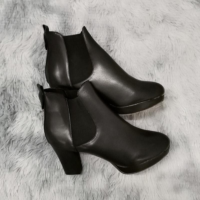 Winter Fashion Women Ankle Boots Thick High Heels Snow Boots Platform Pumps Plus Velvet Keep Warm Women Boots cm yellow