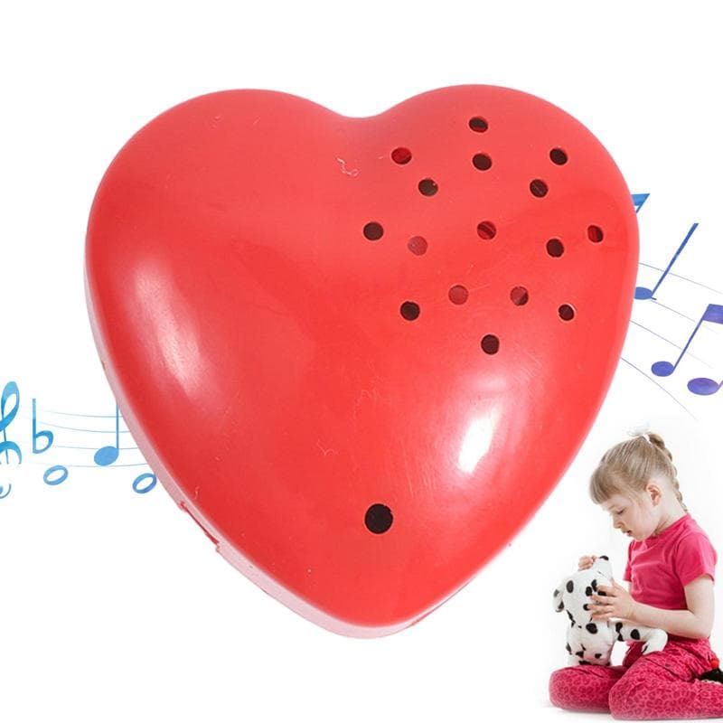 Heart Shaped Voice Recorder 30 Second Voice Sound Recorder Module For Plush Toy Soft Stuffed Animals Baby Dolls accessories