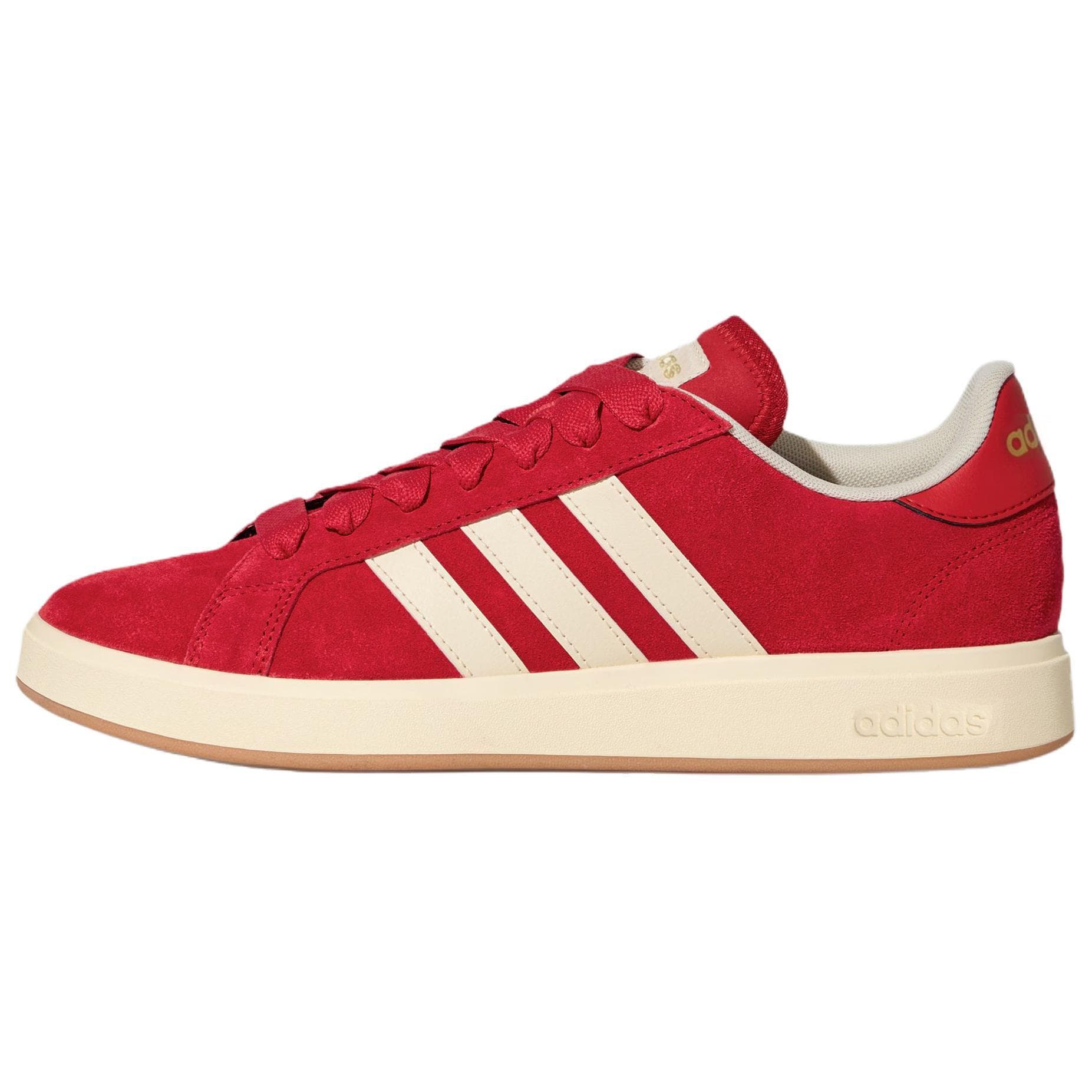 Adidas Originals Grand Court Base 00s Comfortable Soft Low-Top Sneakers Unisex Sneakers Red KH6991 cm