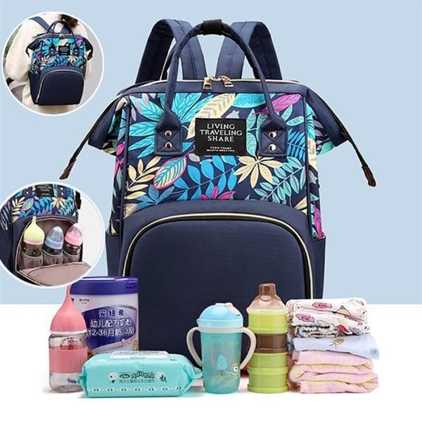 Mummy Bag Mother Diaper Bag Baby Care Milk Μεγάλης χωρητικότητας Mom Backpack Mummy Maternity Wet bag Αδιάβροχη