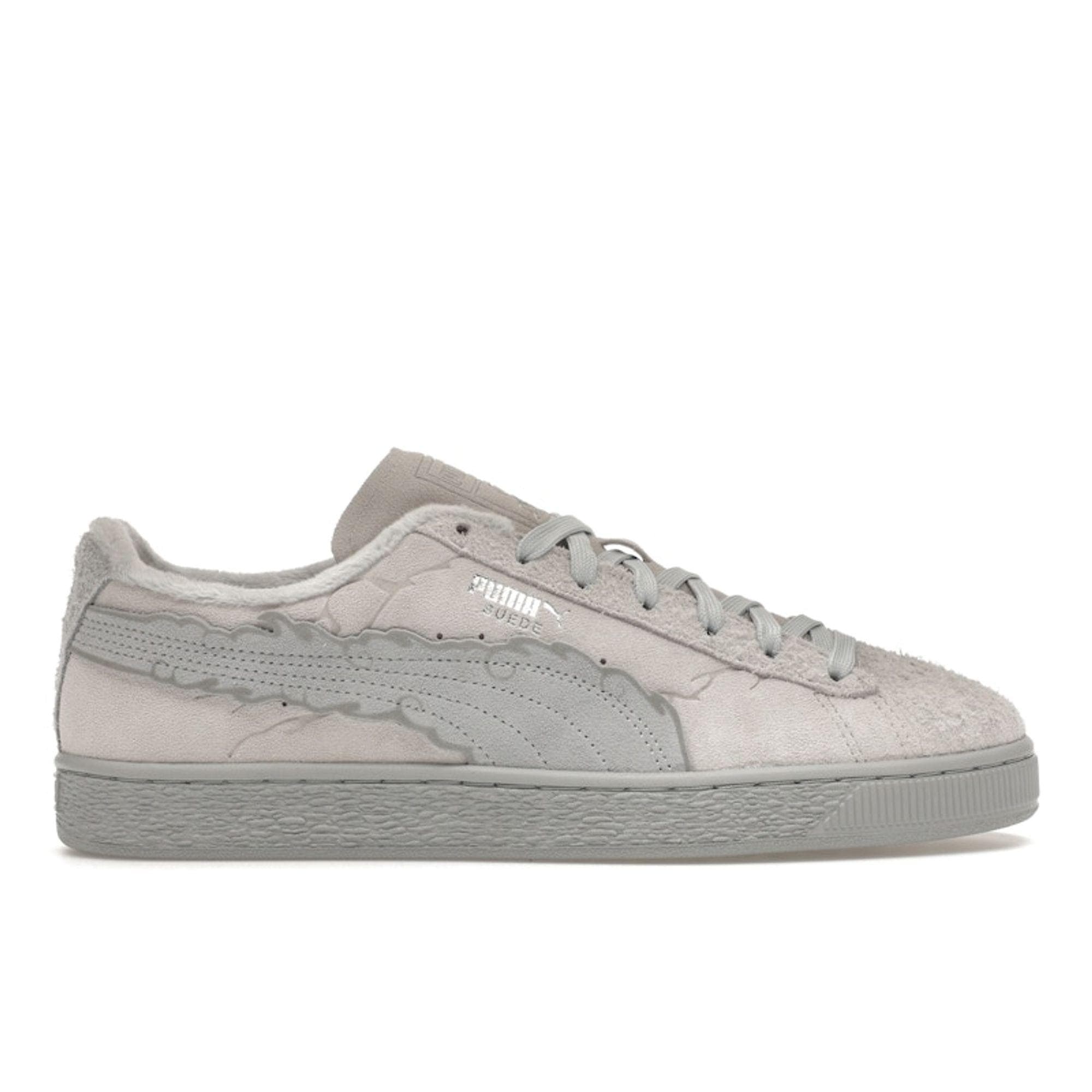 One Piece x Puma Suede Gear 5 Luffy Men Sneakers Grey Feather-Grey Platinum-Grey 396524-01 cm