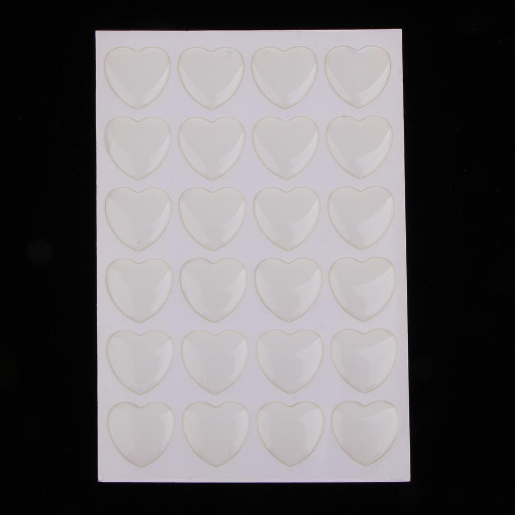 Clear Epoxy Stickers Adhesive Bottle Cap Hair Bow DIY - Multi, 1 inch Round