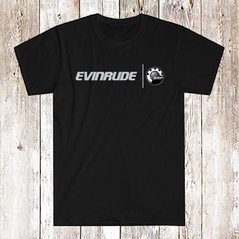 Evinrude Outboards Logo Black Unisex T-Shirt cm
