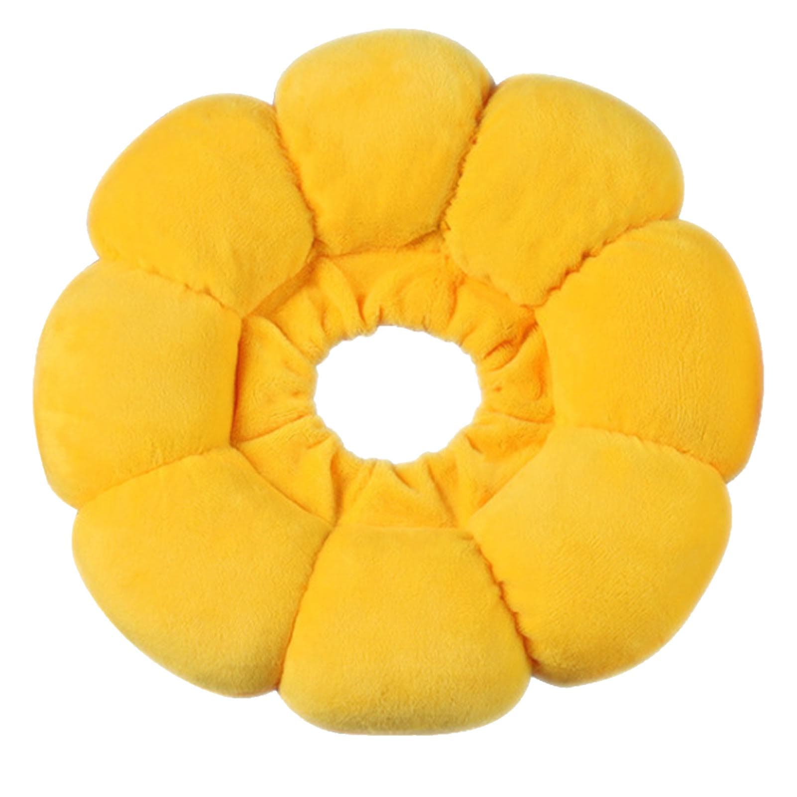 Soft Cat Cone Collar for After Surgery Wound Healing Cute Sunflower Shaped Anti Licking Adjustable