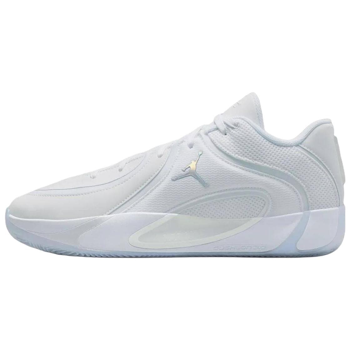 Jordan Tatum 4 Support Basketball Shoes Unisex White Light Blue HQ4613-102 cm