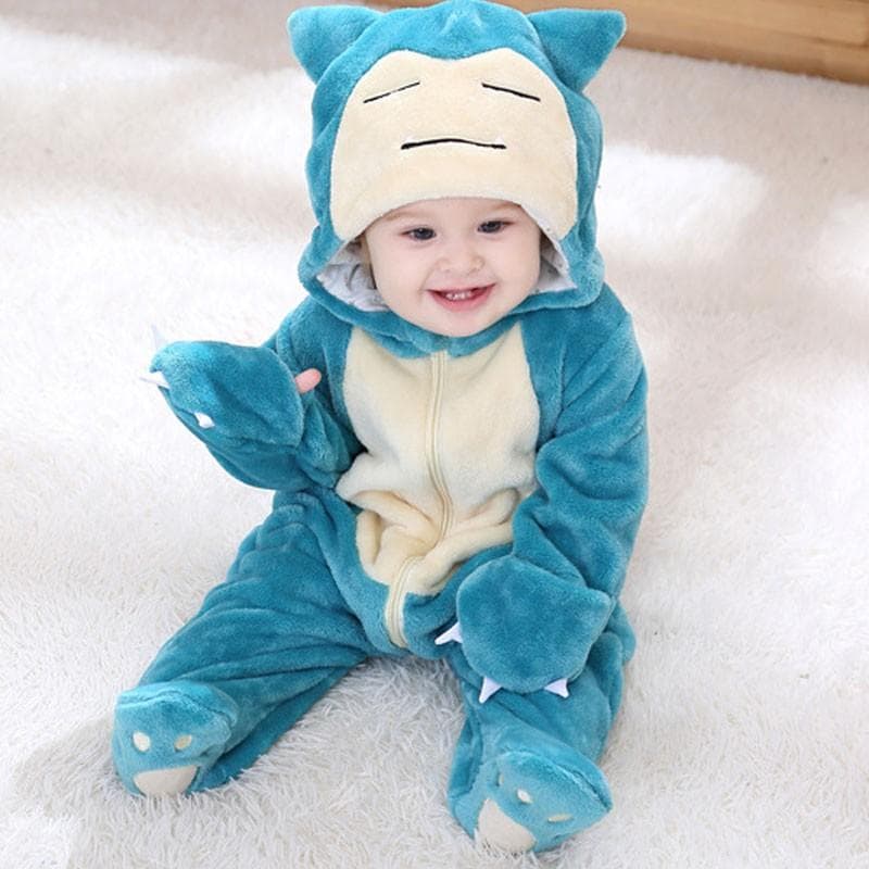 0-3 Years old Baby Animals Cosplay Kigurumis Kids Onesie Anime Cartoon Cute Sleep Suit Toddler cm