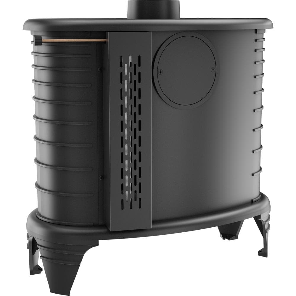 Wood burning cast iron stove KRATKI K8 Automatic Air Control Ø 130 9 kW black