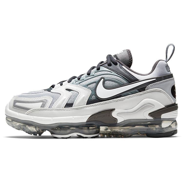 Nike Air VaporMax Evo Wolf Grey Unisex Sneakers Anthracite Dark-Grey White CT2868-002 cm