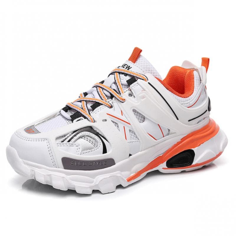 Classic breathable comfortable MEN'S running shoes fashion new chunky sneakers for men Girls boys casual shoes sizes 36-44 cm black