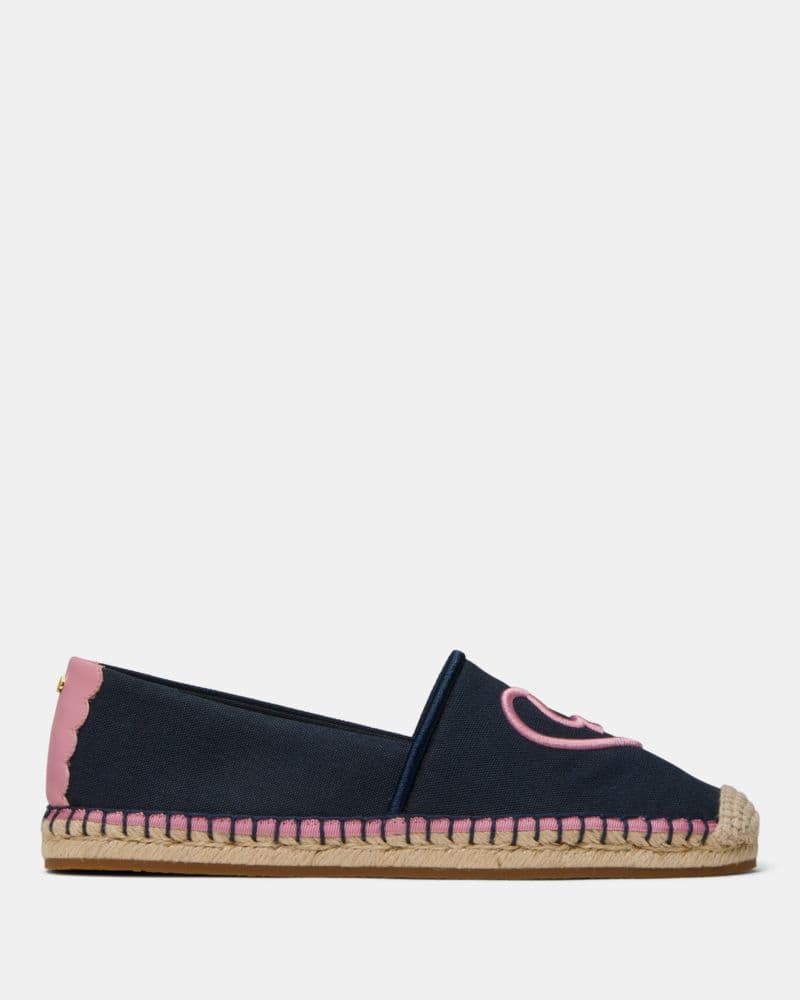 Kate Spade | Women's Espadrilles Gwen Heart Spade - Espadrilles in Blue, Size 8.5