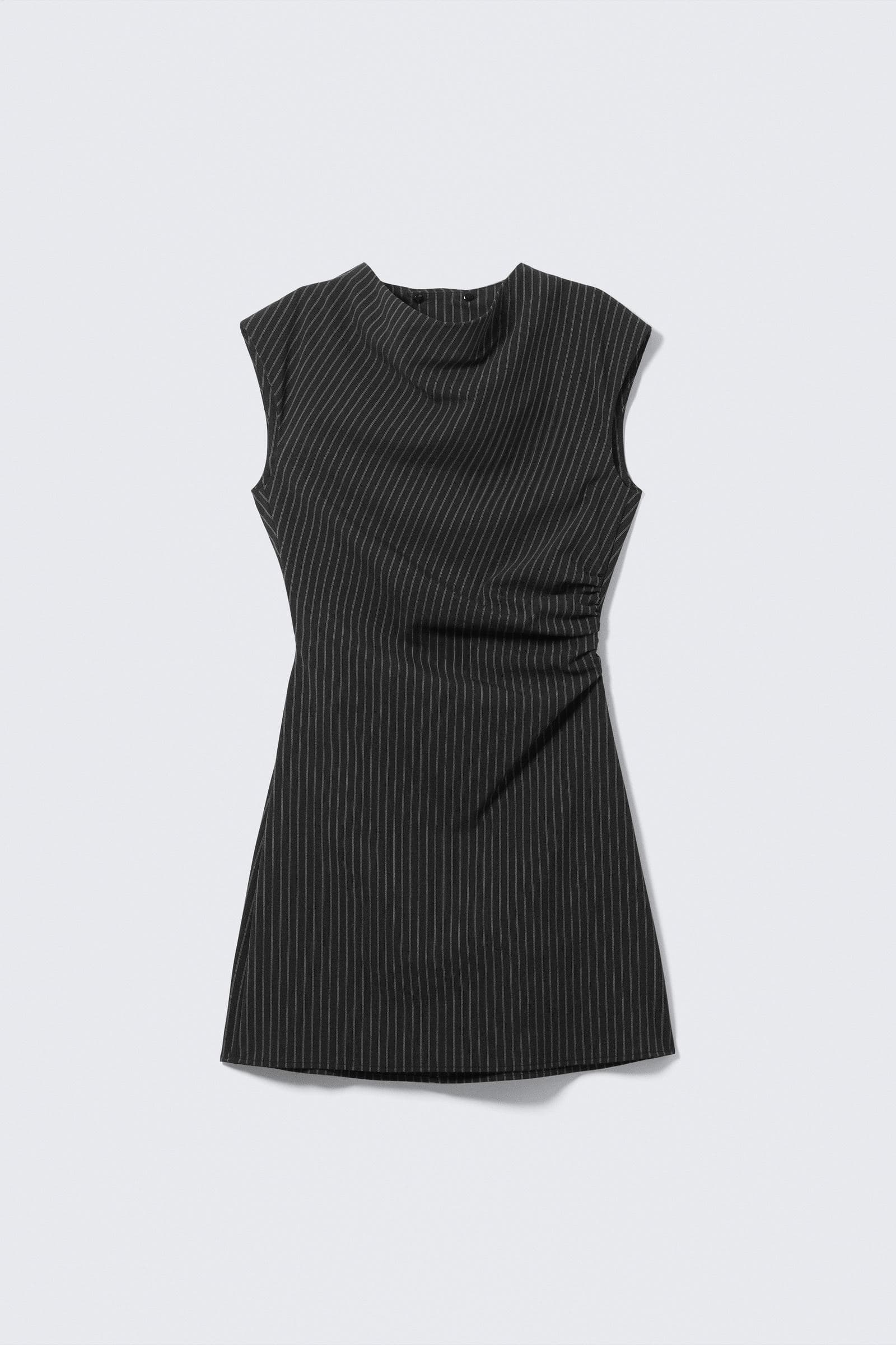 Suiting Open-Back Dress