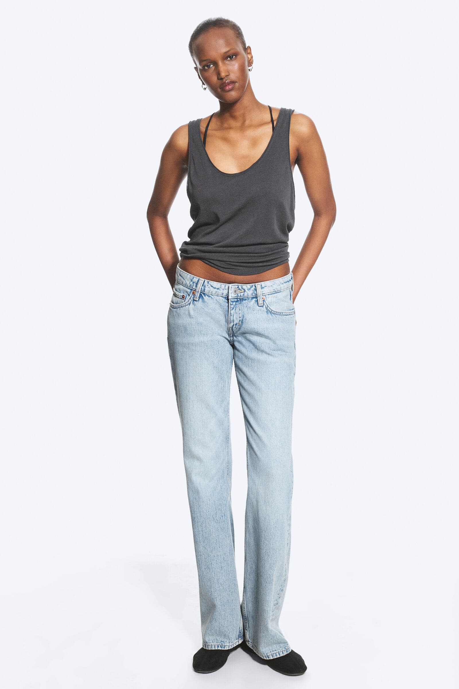 Nova Low Rise Slim Bootcut Jeans