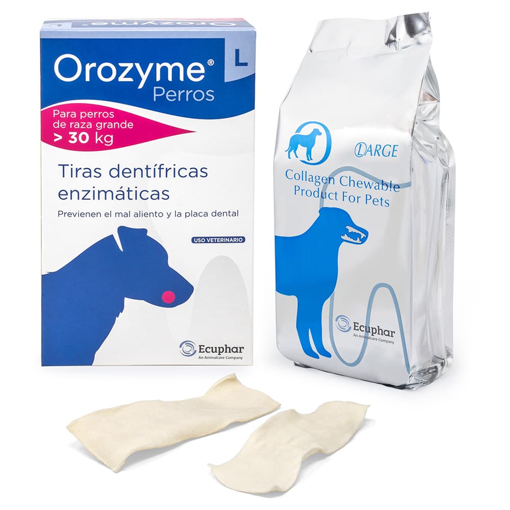 Orozyme Strips - dog supplements, - Large (141g)