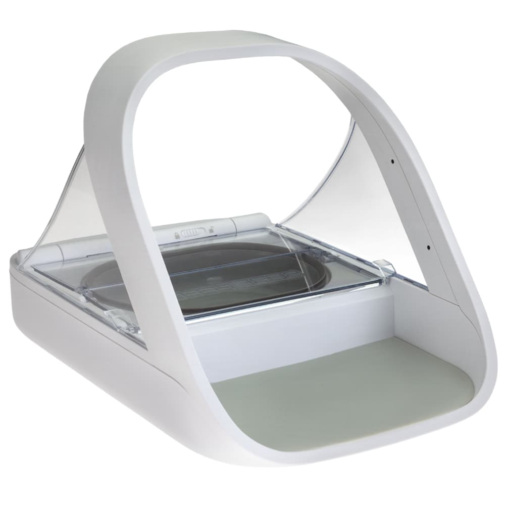 SureFeed Microchip Pet Feeder - Automatic Feeder 400ml (+ Grey Bowls, Mat & RFID tag)