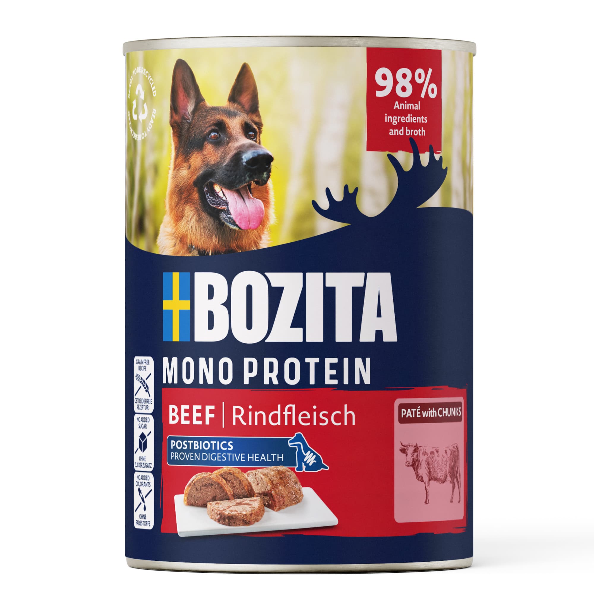 Bozita Dog Pâté 6 x 400g - Beef