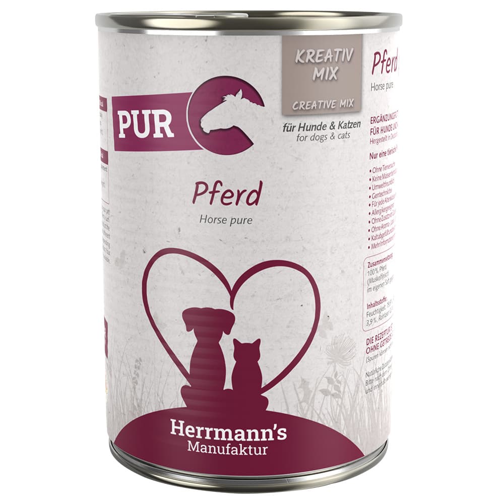 Herrmann's Creative Mix Pure Meat / Organic Pure Meat 6 x 400g - Goat