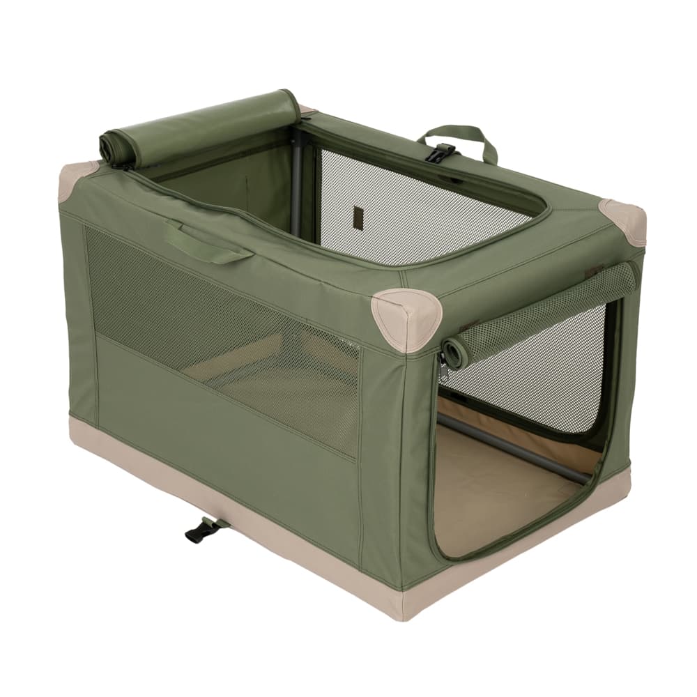 zooplus Basics Foldable Dog Crate - 91 x 61 x 58cm (L x W x H)