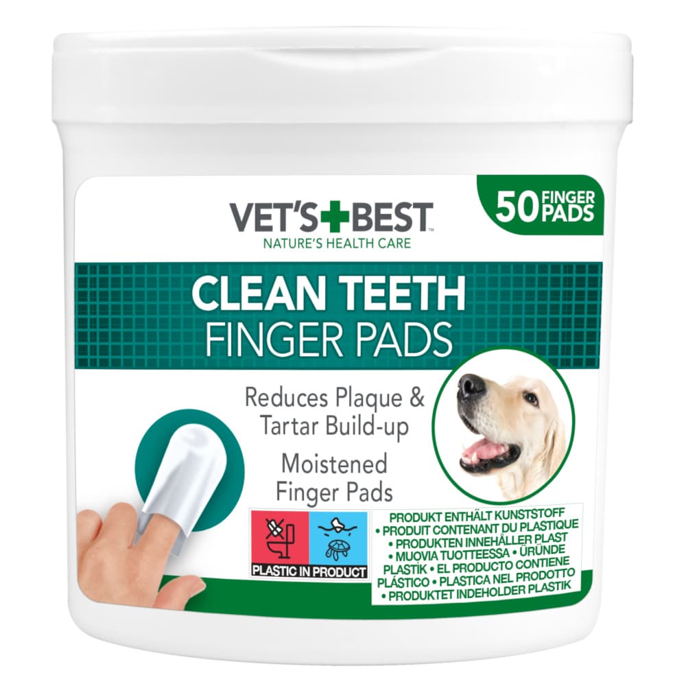 Vet’s Best® Clean Teeth Cleaning Pads - 50 Pads