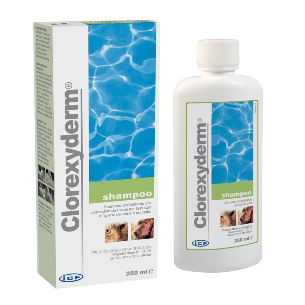 Clorexyderm Shampoo - Hair/Skin Care - 250 ml