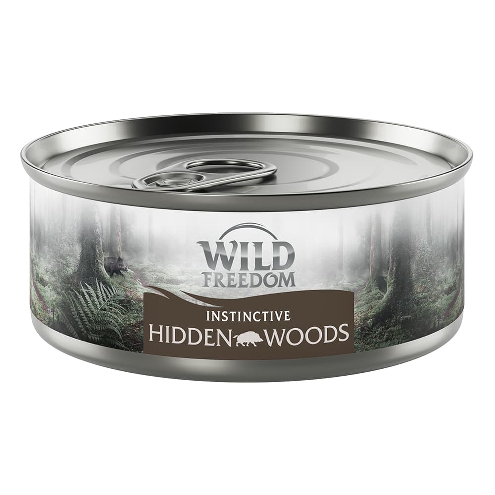 Wild Freedom Instinctive Adult 6 x 70g - Hidden Woods - Wild Boar