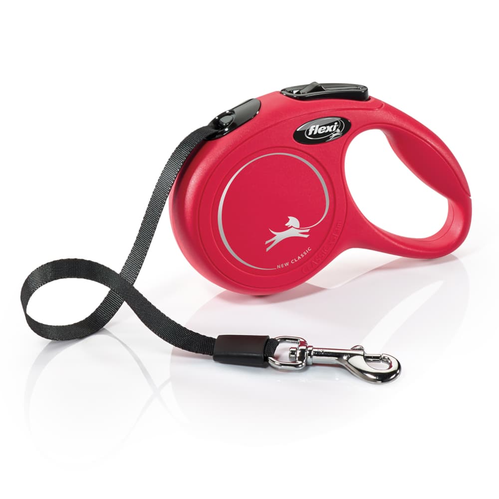 flexi Classic Harness Leash - Red - 3m - Size XS: up to 12kg