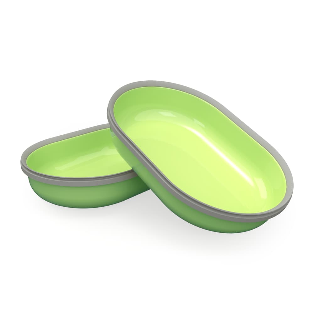 SureFeed Microchip Pet Feeder - 2 x 450ml Green SureFeed Replacement Bowls