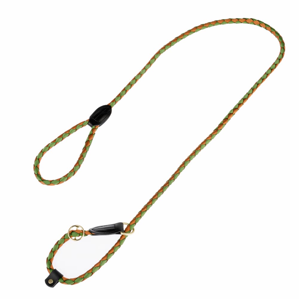 TIAKI Retriever Leash Twist - 170cm x 12mm (L x diameter) - Green/Brown