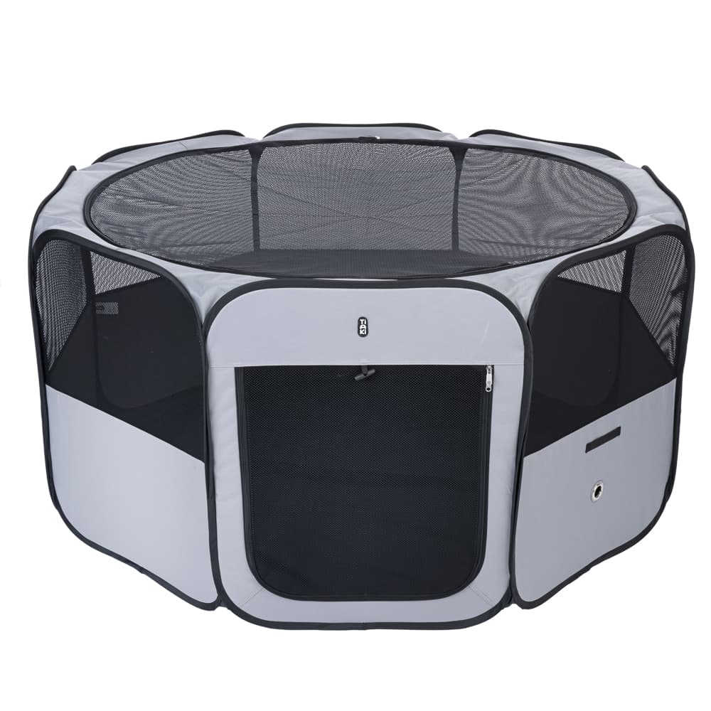 TIAKI Collapsible Run for Puppies & Small Pets - M: 104 x 104 x 52 cm (L x W x H)