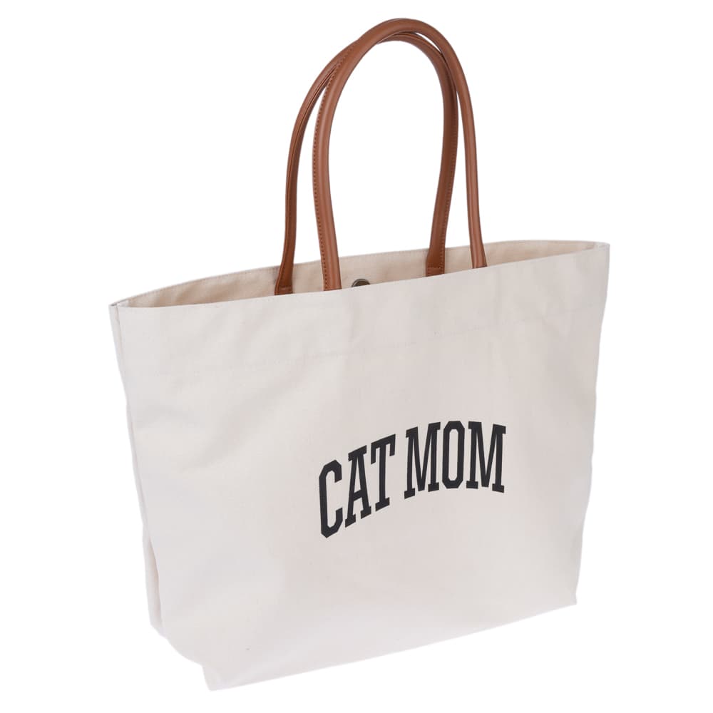 TIAKI "Cat Mom" Canvas Shopping Bag - 1 Bag