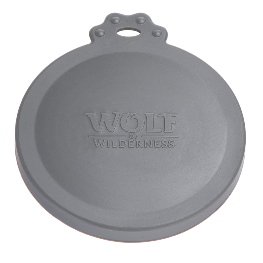 Wolf of Wilderness Silicone Can Cover  - 1 can cover, diameter  7.5 cm (400g) + 10cm (800g)