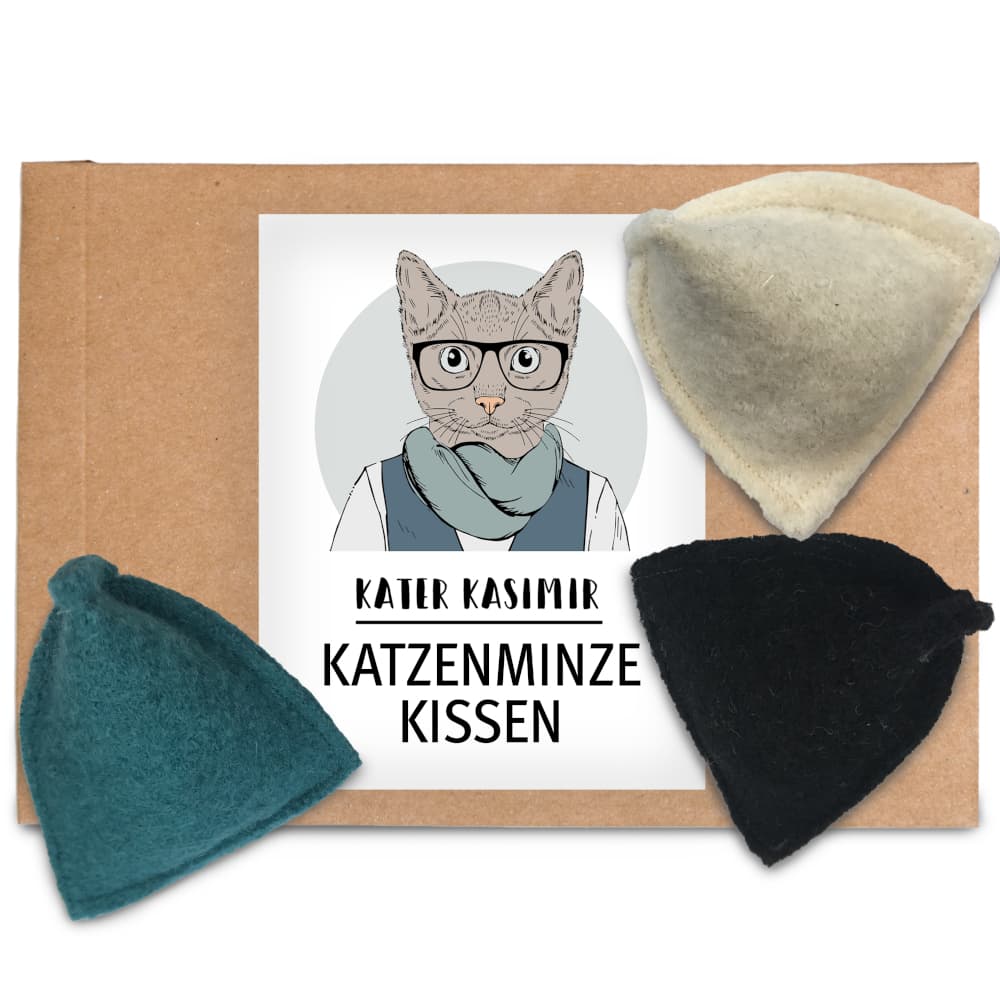 Cat Casimir Catnip Pillow - set of 3