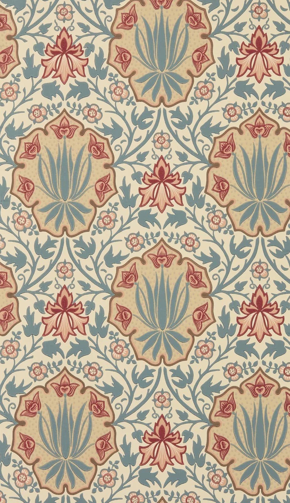 Iris & Rose Indigo/Crimson