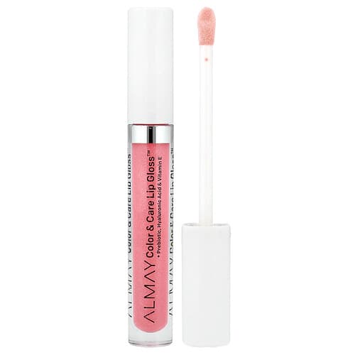 Almay, Color & Care Lip Gloss™, 100 Pink Twilight, 0.1 fl oz (3 ml)