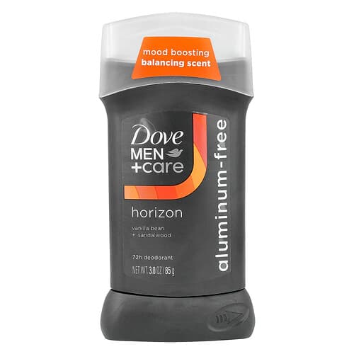 Dove, Men + Care, Aluminum-Free Deodorant, Horizon Vanilla Bean + Sandalwood, 3 oz (85 g)